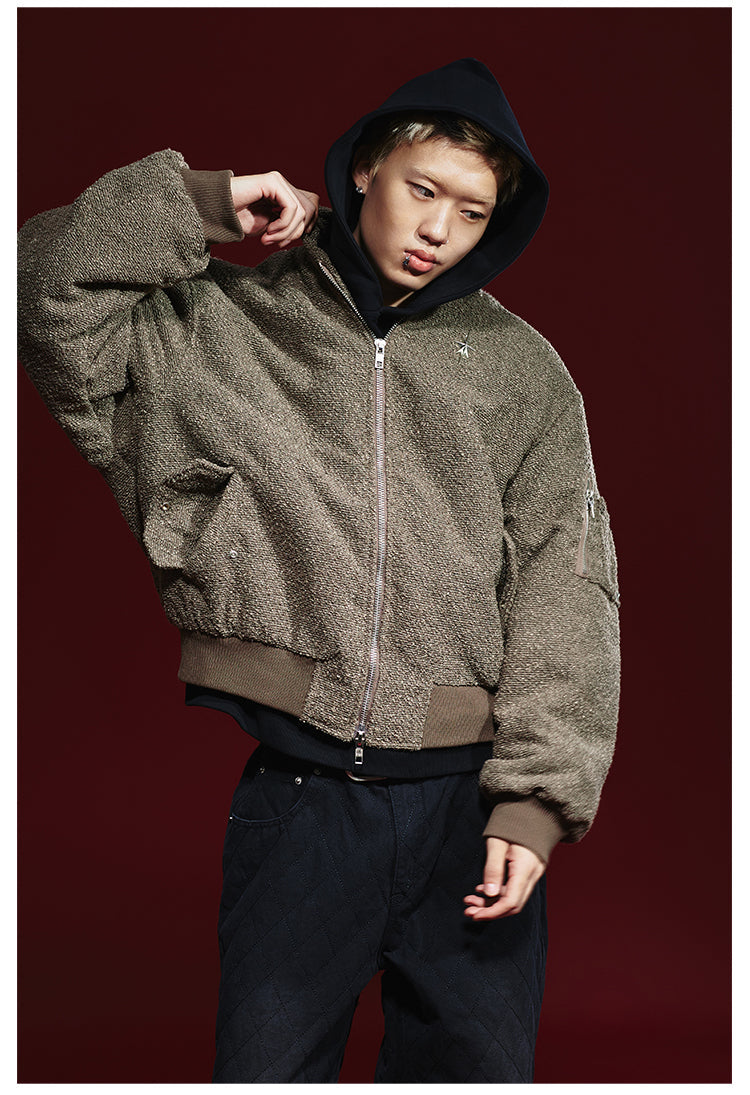 Remedy Textured MA-1 Bomber Jacket