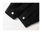 KARMANISTIC Diamond Studded Short Denim Jacket