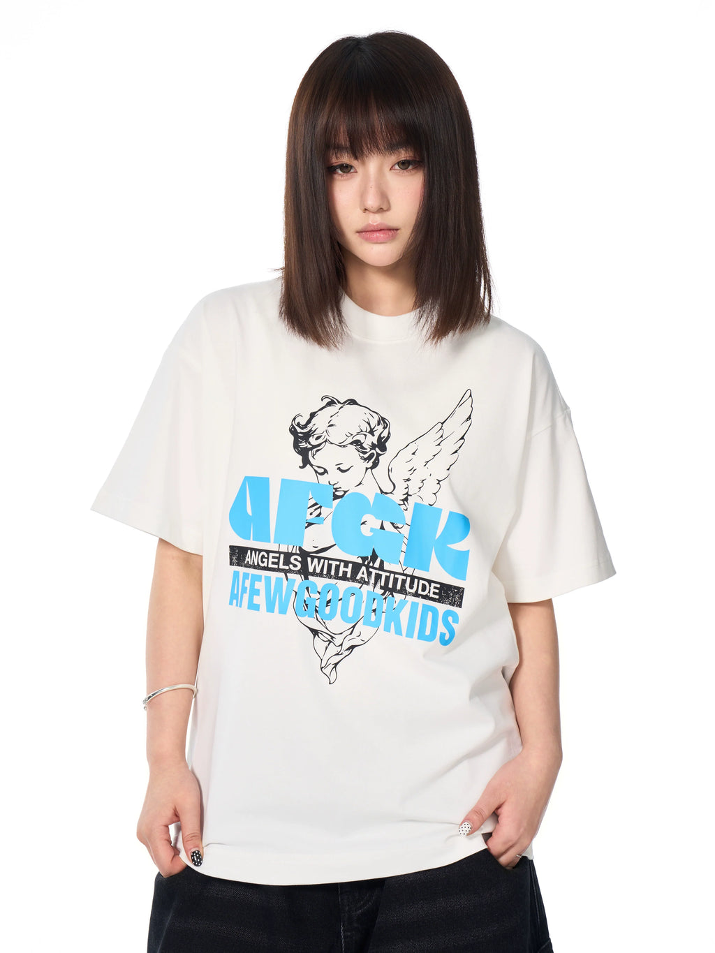 AFGK Angel Craft Print Tee