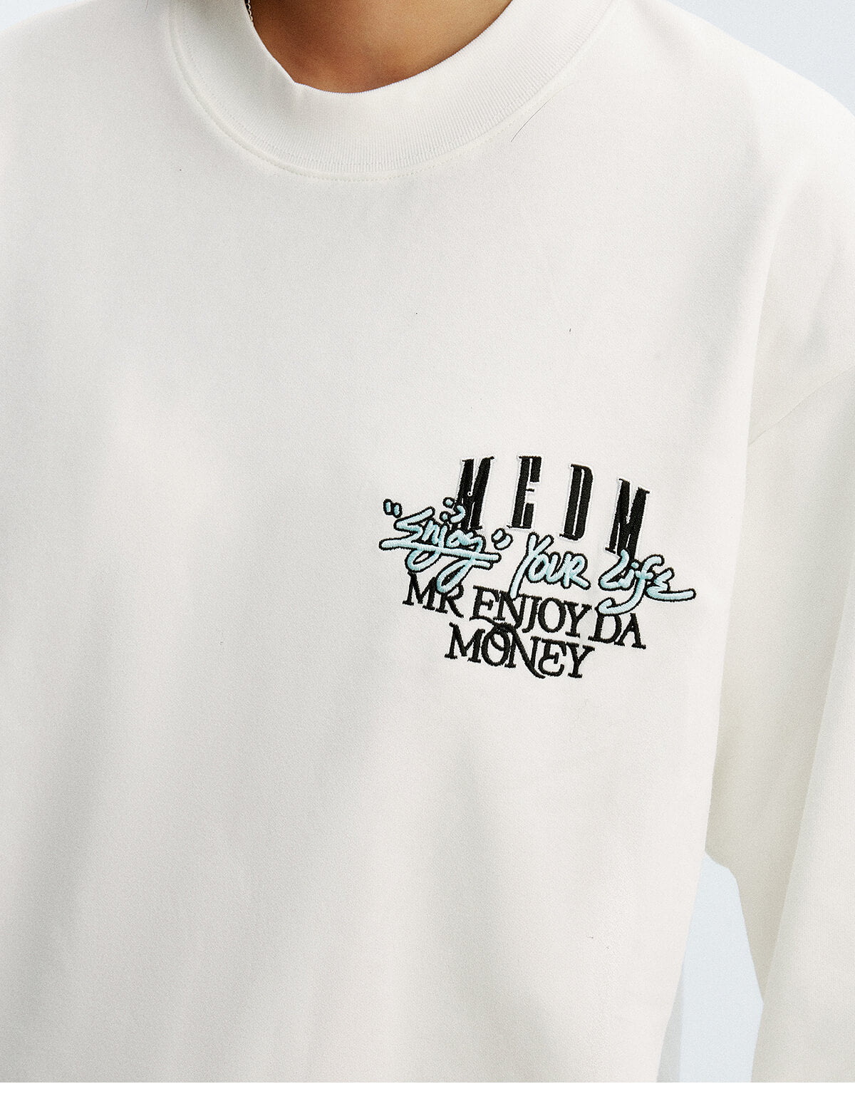 MEDM Warm Fleece Basic Long Sleeve Tee