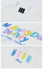 MEDM Multicolor Terry Embroidery Tee