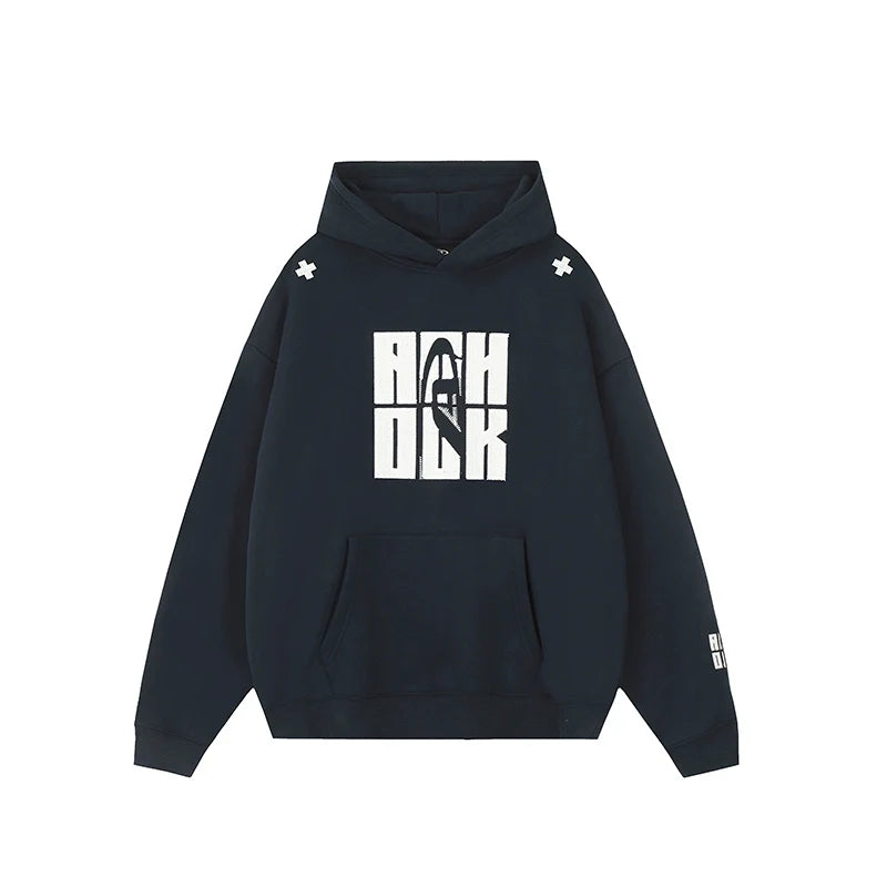 Achock Four Color Heavy Logo Embroidered Hoodie