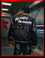 MEDM x EVA Unit-00, Unit-01, Mark.06 Leather Varsity Jacket