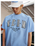 MEDM Patch Embroidered Pearl Tee