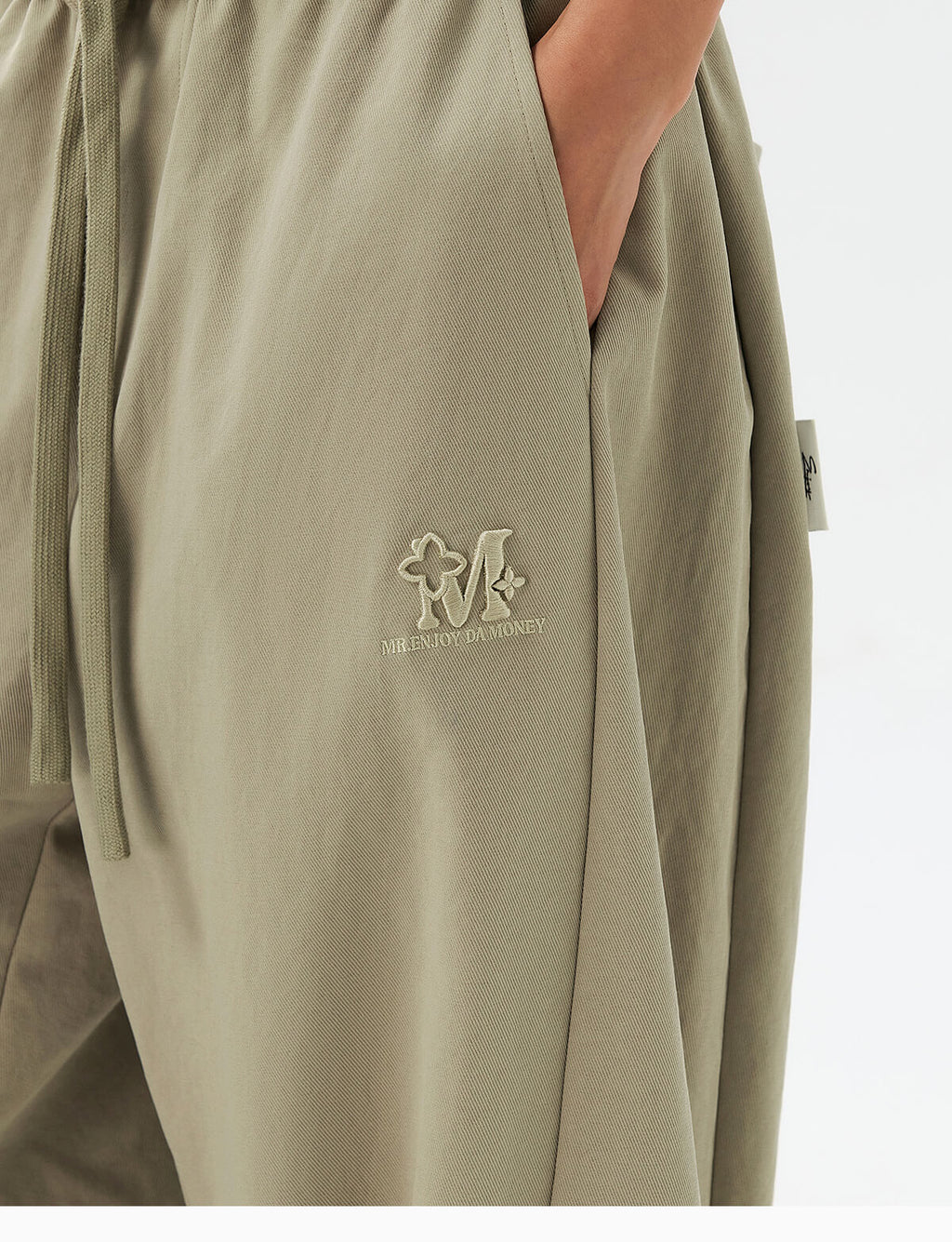 MEDM Deconstructed Patchwork Baggy Track Pants