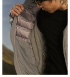 S45 Two Tone Double Stitched Lightweight Down Jacket