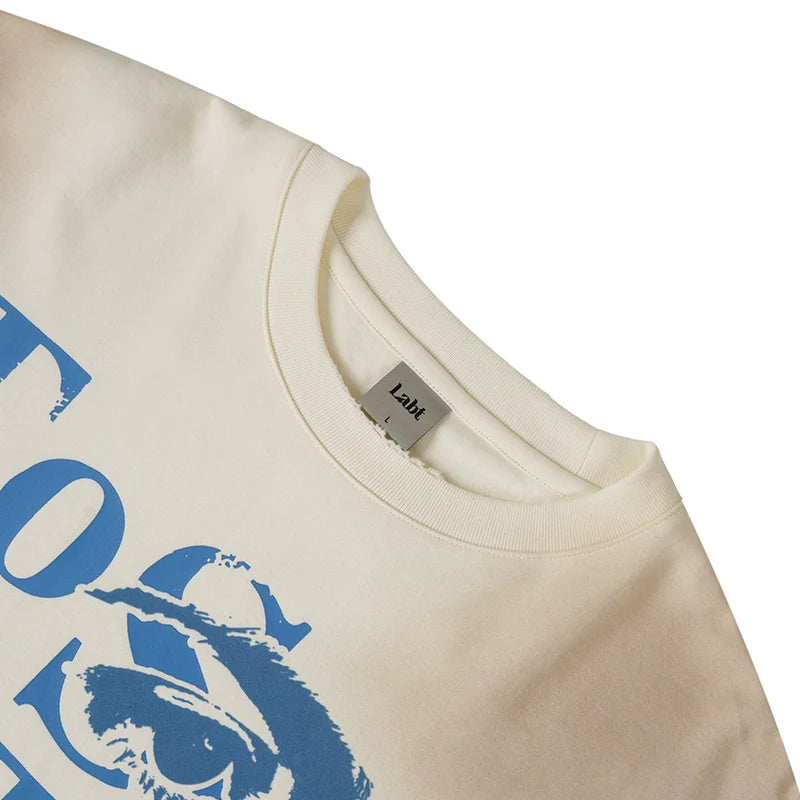 Labt Angel Old Print Distressed Tee