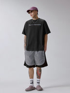 F2CE Metallic Nylon Patchwork Shorts