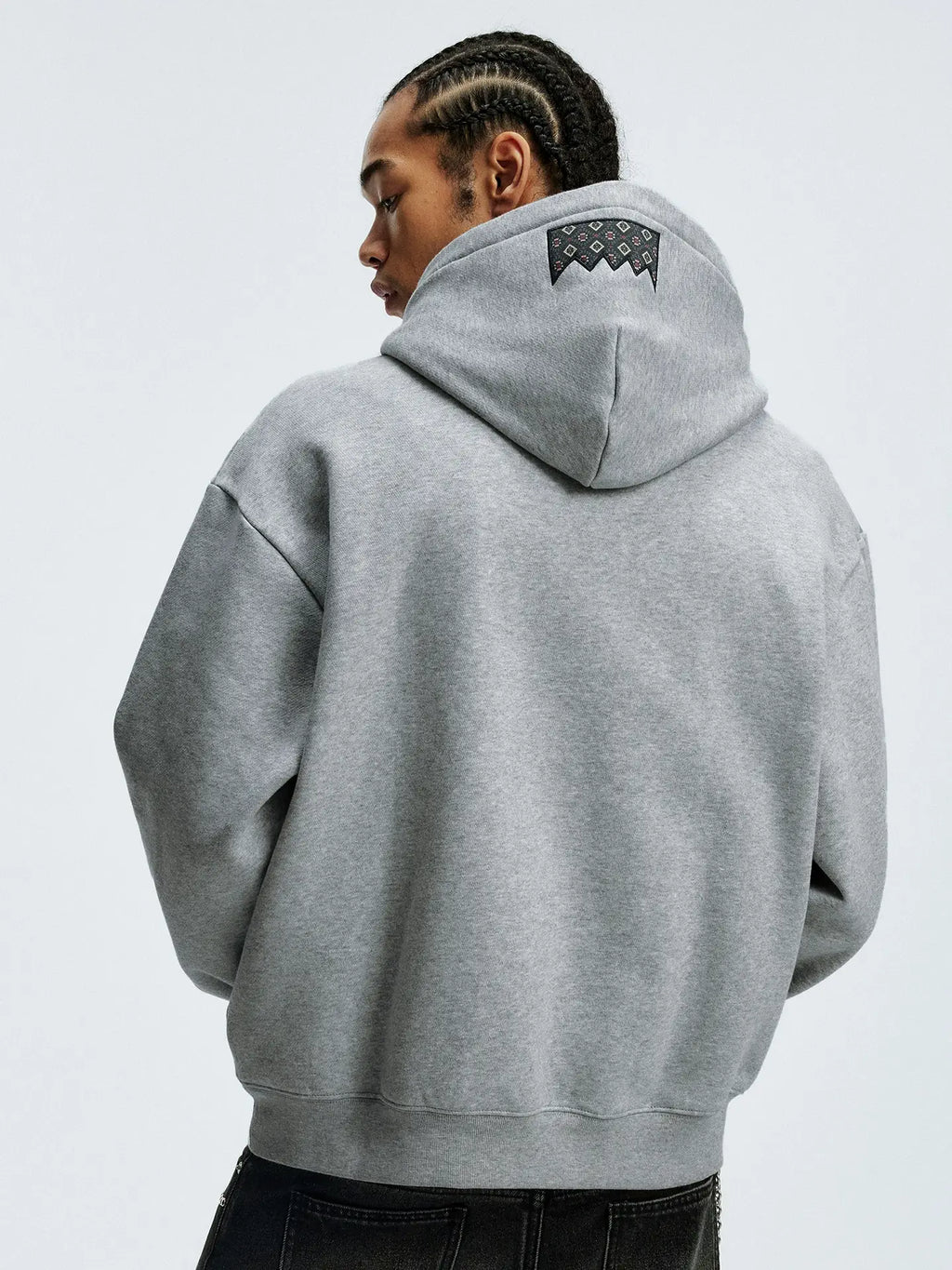 MEDM Ethnic Patchwork Hoodie
