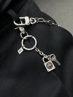 Remedy Key Lock Metal Keychain