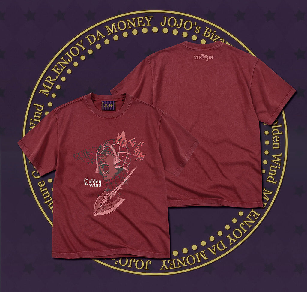 MEDM × JOJO Vintage Washed Character Print Tee