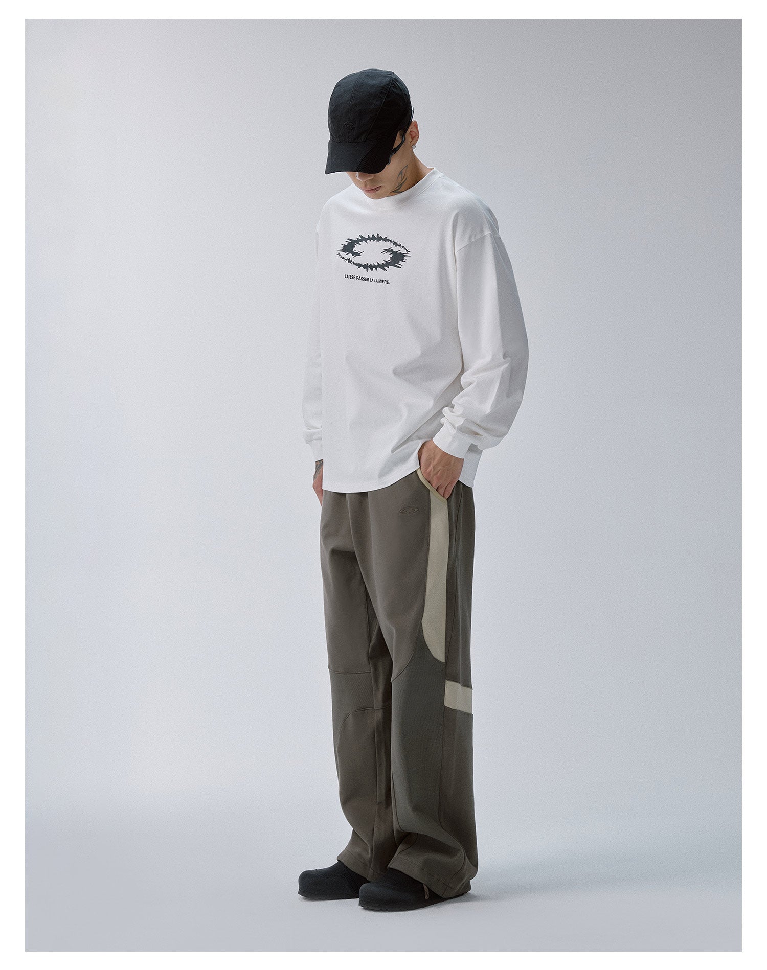 F2CE Thorn Print Logo Long Sleeve Tee