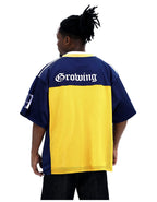 F3F Select Big Letter A Color Block Mesh Short Sleeve Jersey