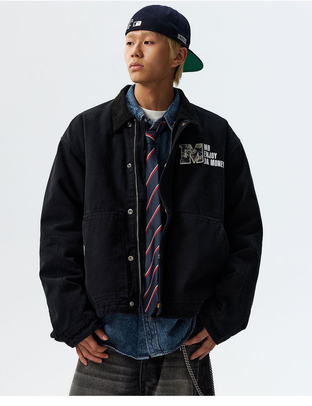 MEDM Camouflage Velcro Patch Detroit Jacket