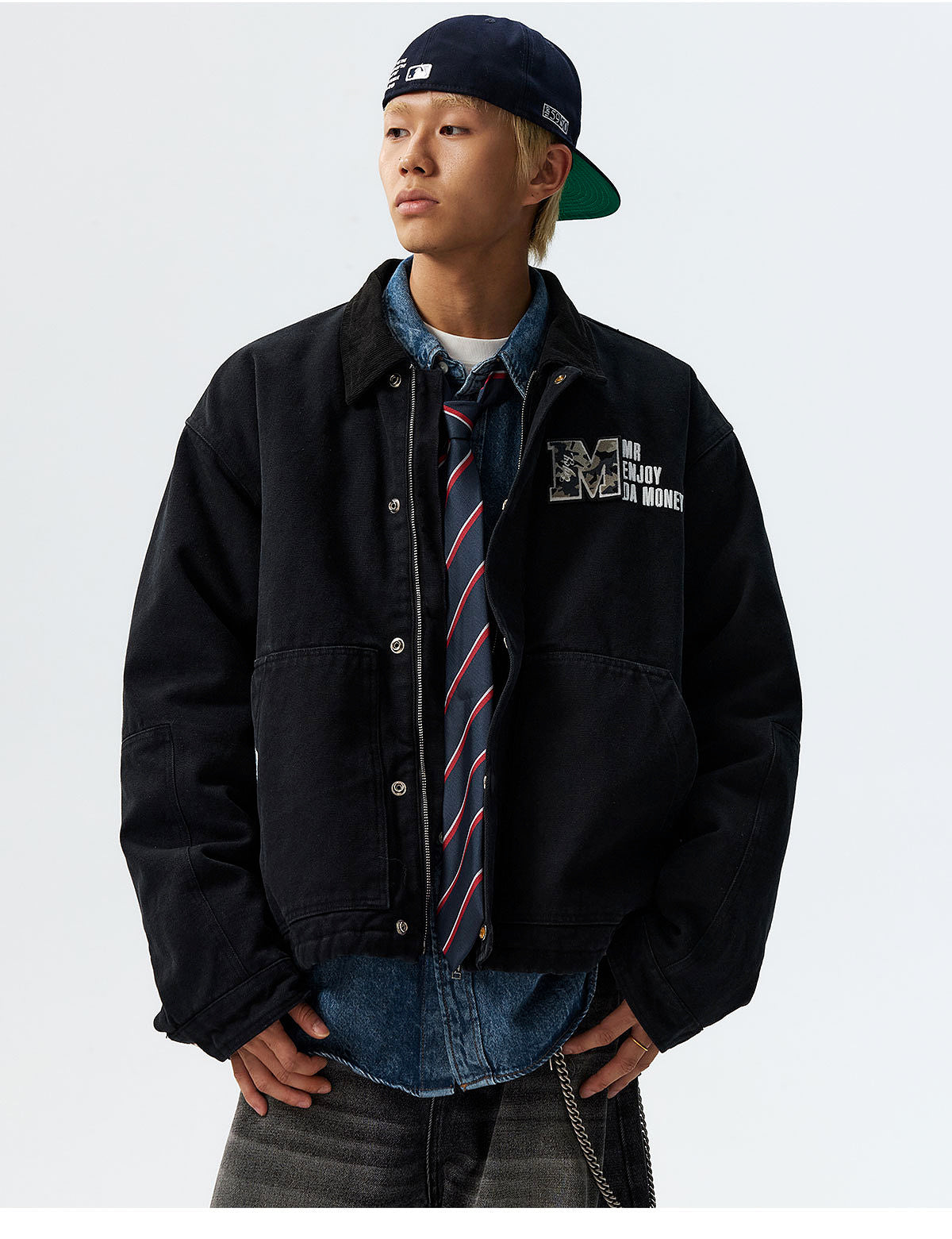 MEDM Camouflage Velcro Patch Detroit Jacket