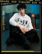 MEDM × Jujutsu Kaisen Character Print Embroidered Long Sleeve Tee
