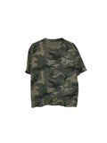 LIBERAFIT Vintage Camo Leopard Waffle Star Embroidered Tee