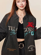 1807 Pegasus 3D Embroidered Detroit Jacket