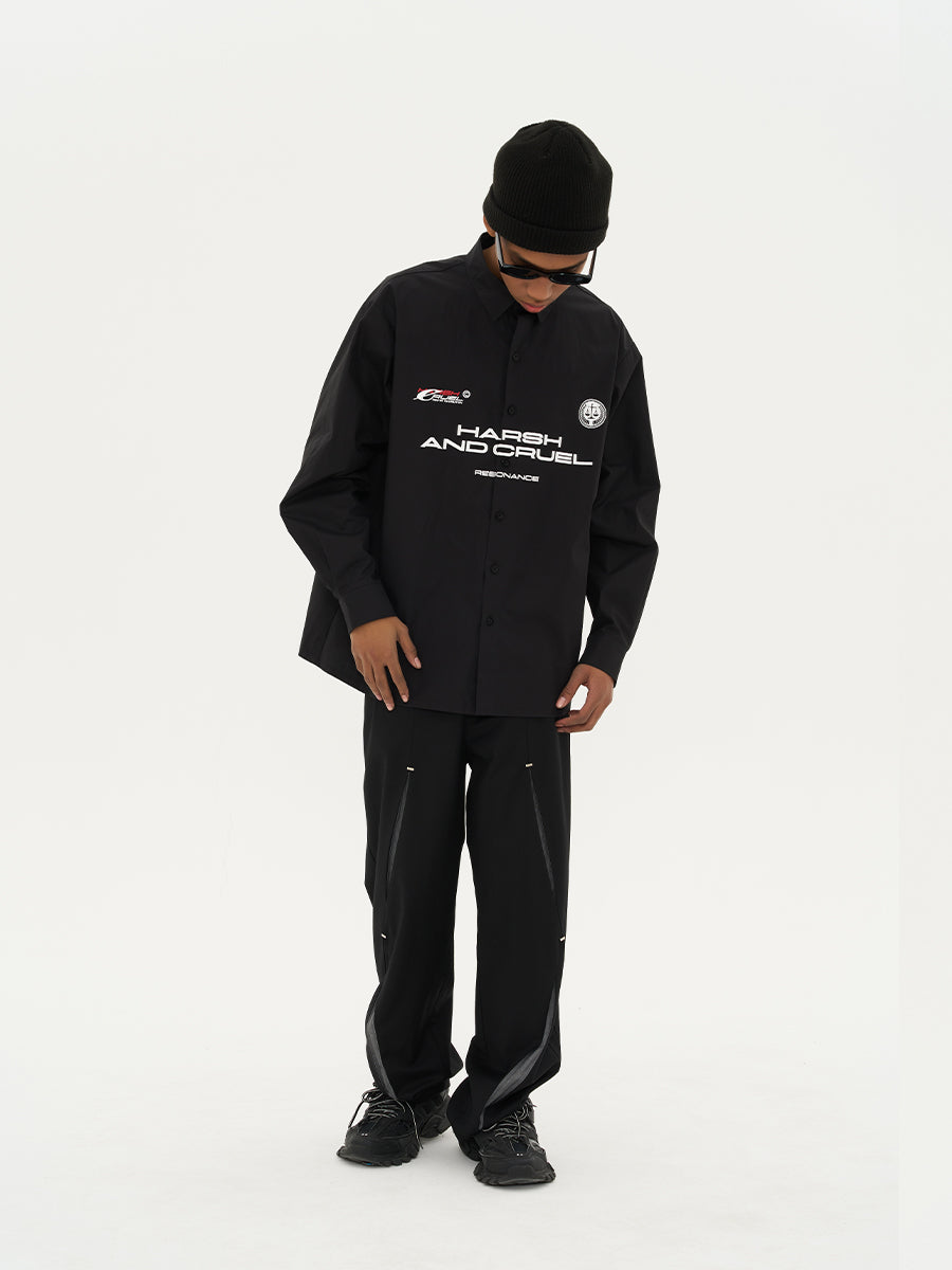 Harsh and Cruel Football Logo L/S Shirt