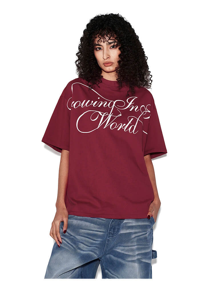 F3F Select Large Calligraphy Print Tee
