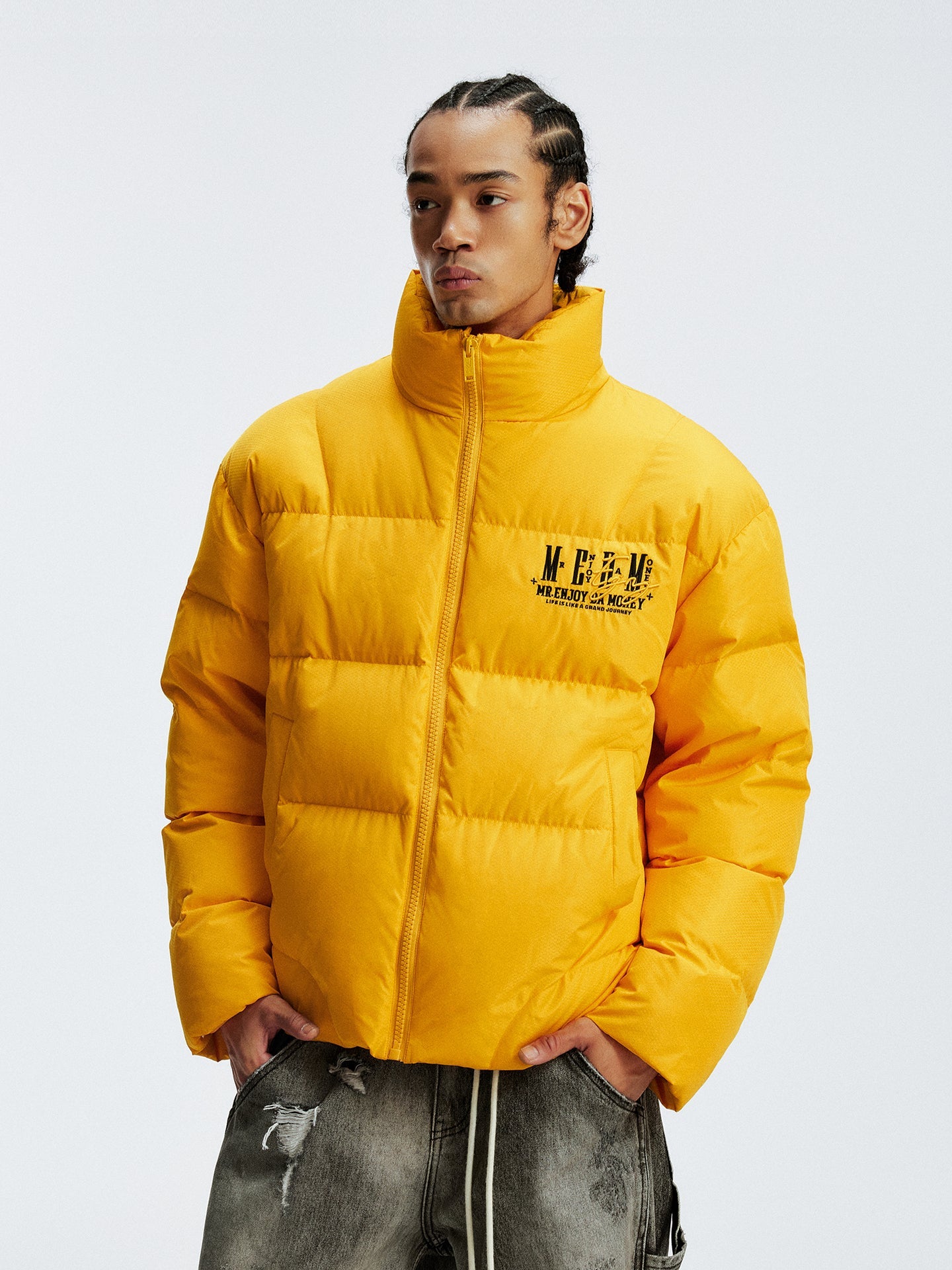 MEDM Honeycomb Pattern Down Jacket