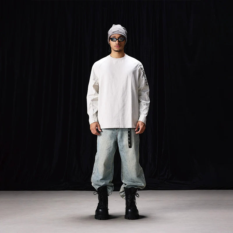 Labt Raglan Structured Long Sleeve Tee