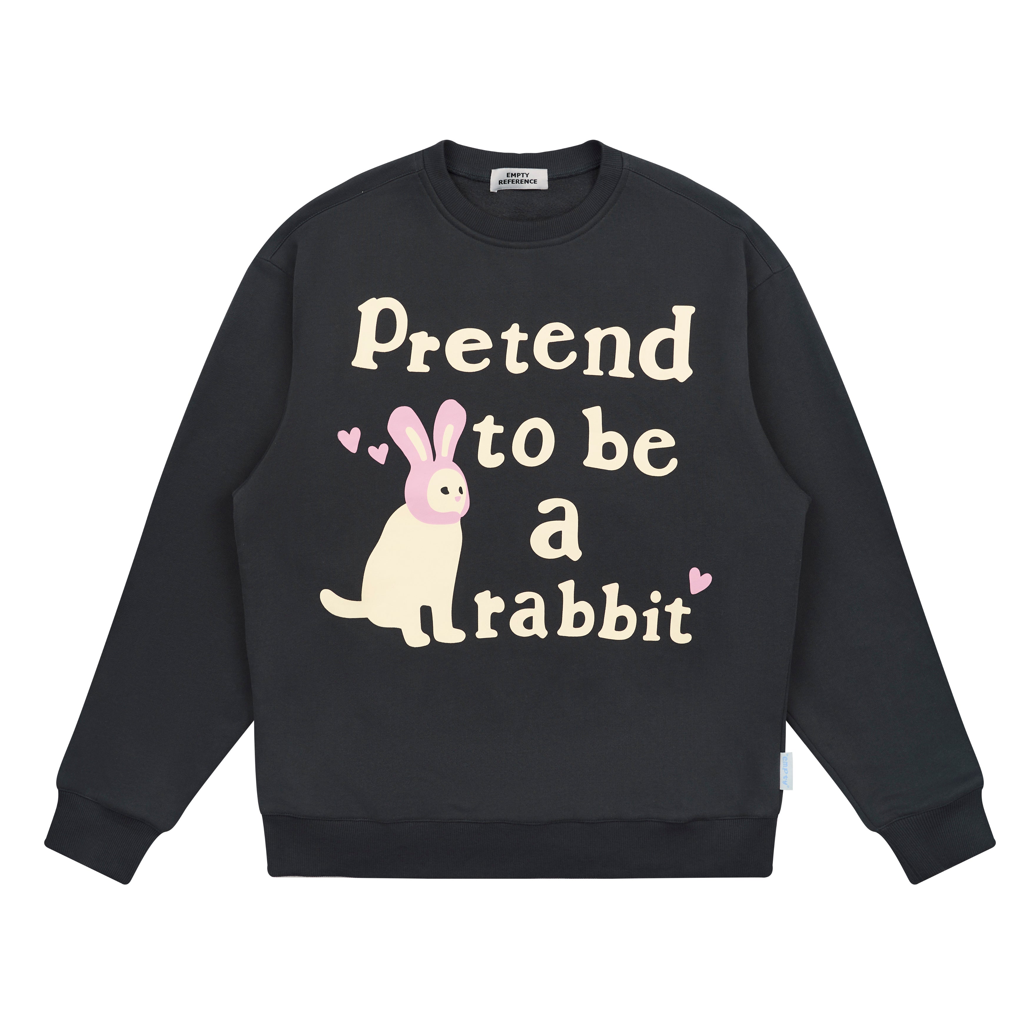 EMPTY REFERENCE Rabbit Kitten Print Sweatshirts
