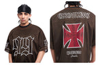 F3F Select 99 Cross Print Mesh Short Sleeve Jersey