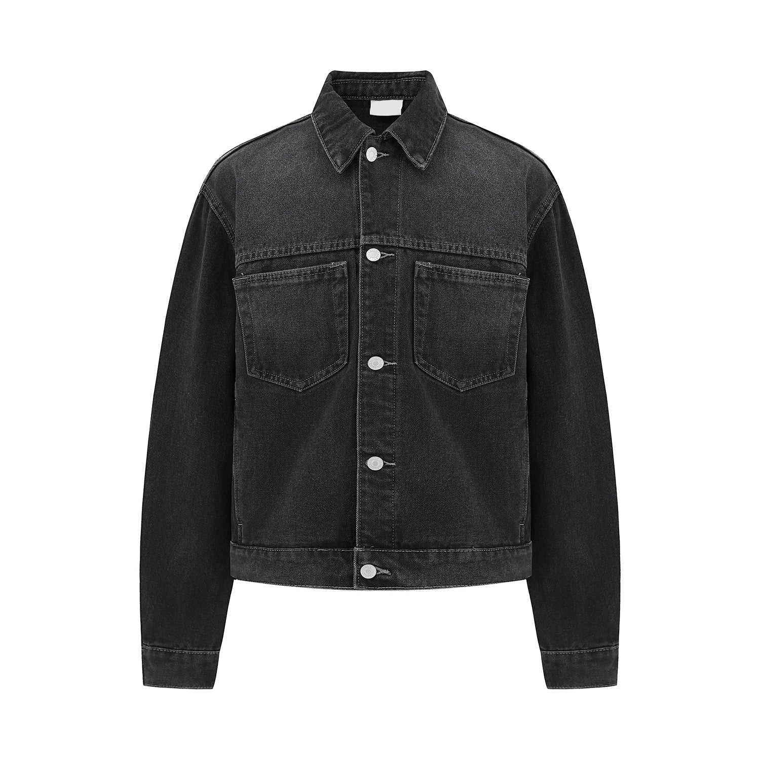 F3F Select Basic Washed Black Denim Jacket