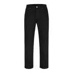 S45 Embroidered Basic Washed Jeans