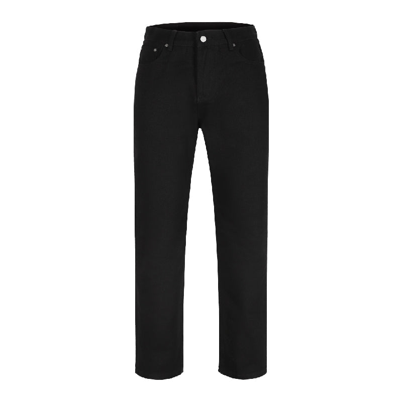 S45 Embroidered Basic Washed Jeans