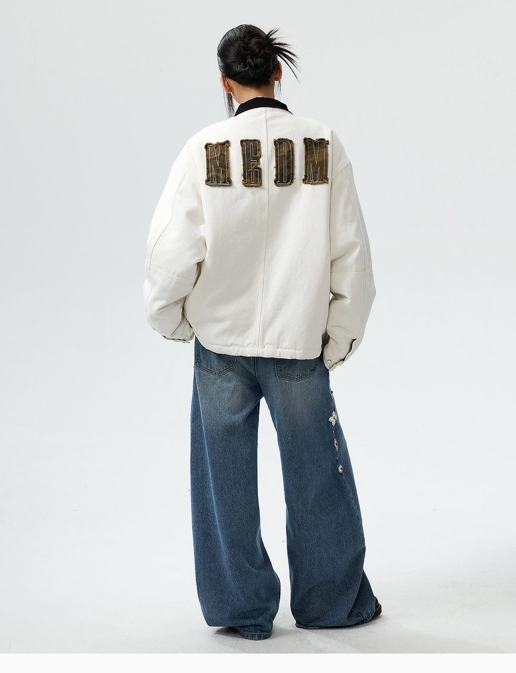 MEDM Camouflage Logo Patch Detroit Jacket