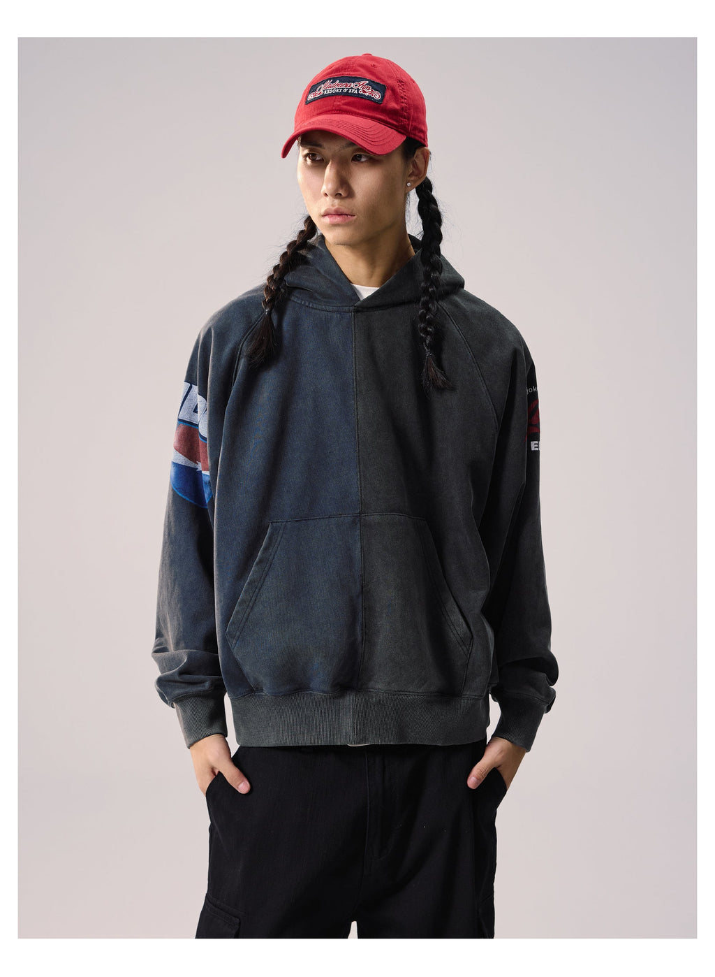 Remedy Washed Separate Raglan Hoodie