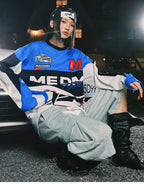 MEDM Biker Color Block Waffle Long Sleeve Jersey