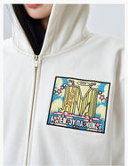 MEDM Angel & Devil Horns Zip-Up Hoodie