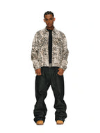 ANTIDOTE Leopard Washed Work Jacket