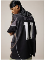 Remedy Emoalone Print Inspired Soccer Jersey Polo Shirt