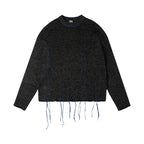 Labt Blue Stitch Work Knit Sweater