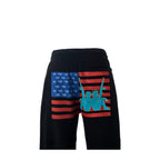 KARMANISTIC Distressed Flag Print Jogger Sweatpants