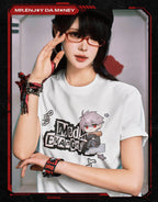 MEDM x EVA NEVER END Cute Character Music Note Graphic Tee