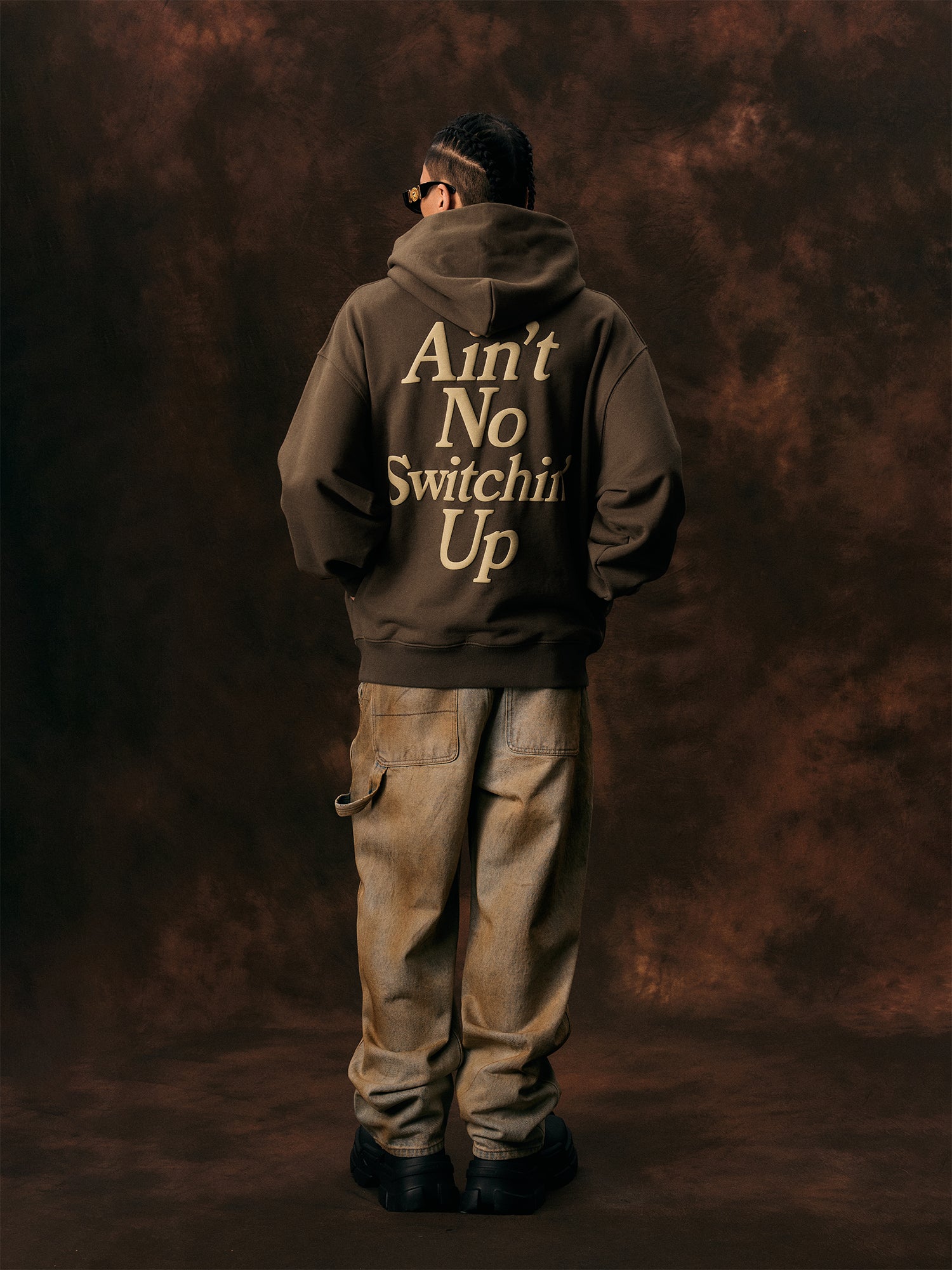 1807 STILL GOING Foam Print Hoodie
