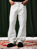 YADcrew 3D Embossed White Distressed Jeans