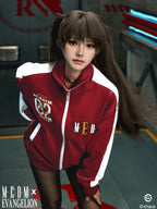 MEDM x EVA Line Art Body Contrast Color Track Jacket