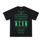 MEDM Letter Full Print Glow In The Dark Tee