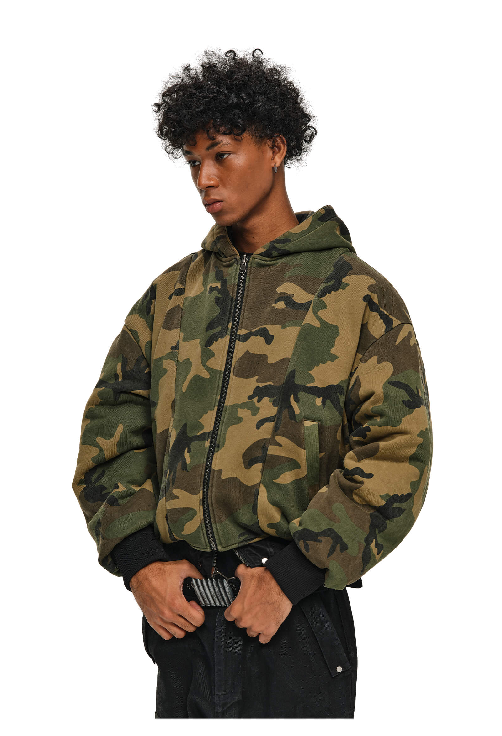 ANTIDOTE Reversible Camouflage MA-1 Bomber Jacket