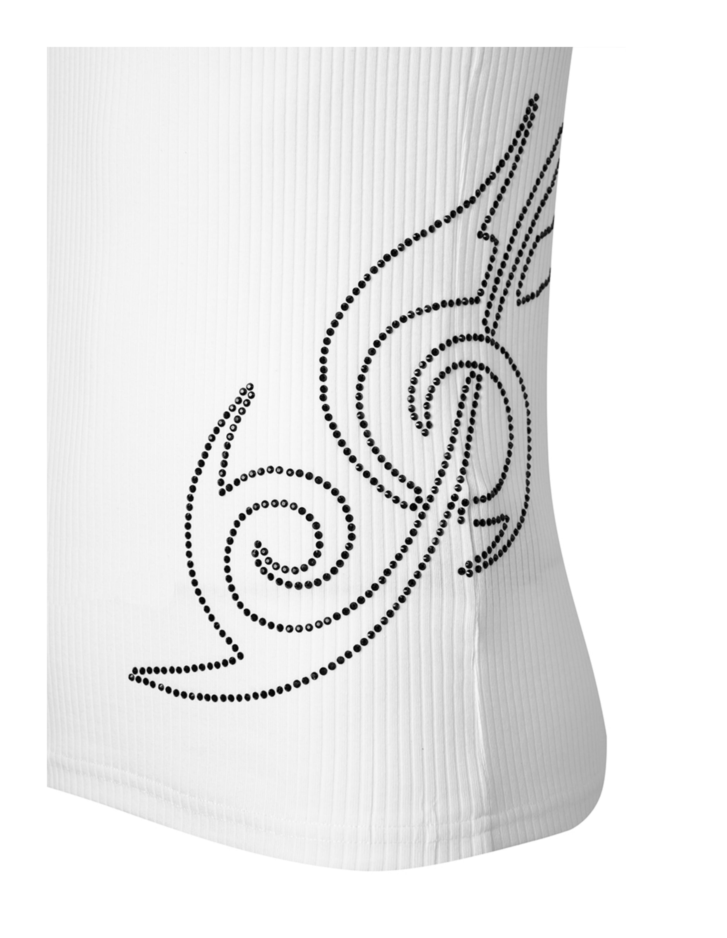 KARMANISTIC Rhinestone Embellished Tank Top