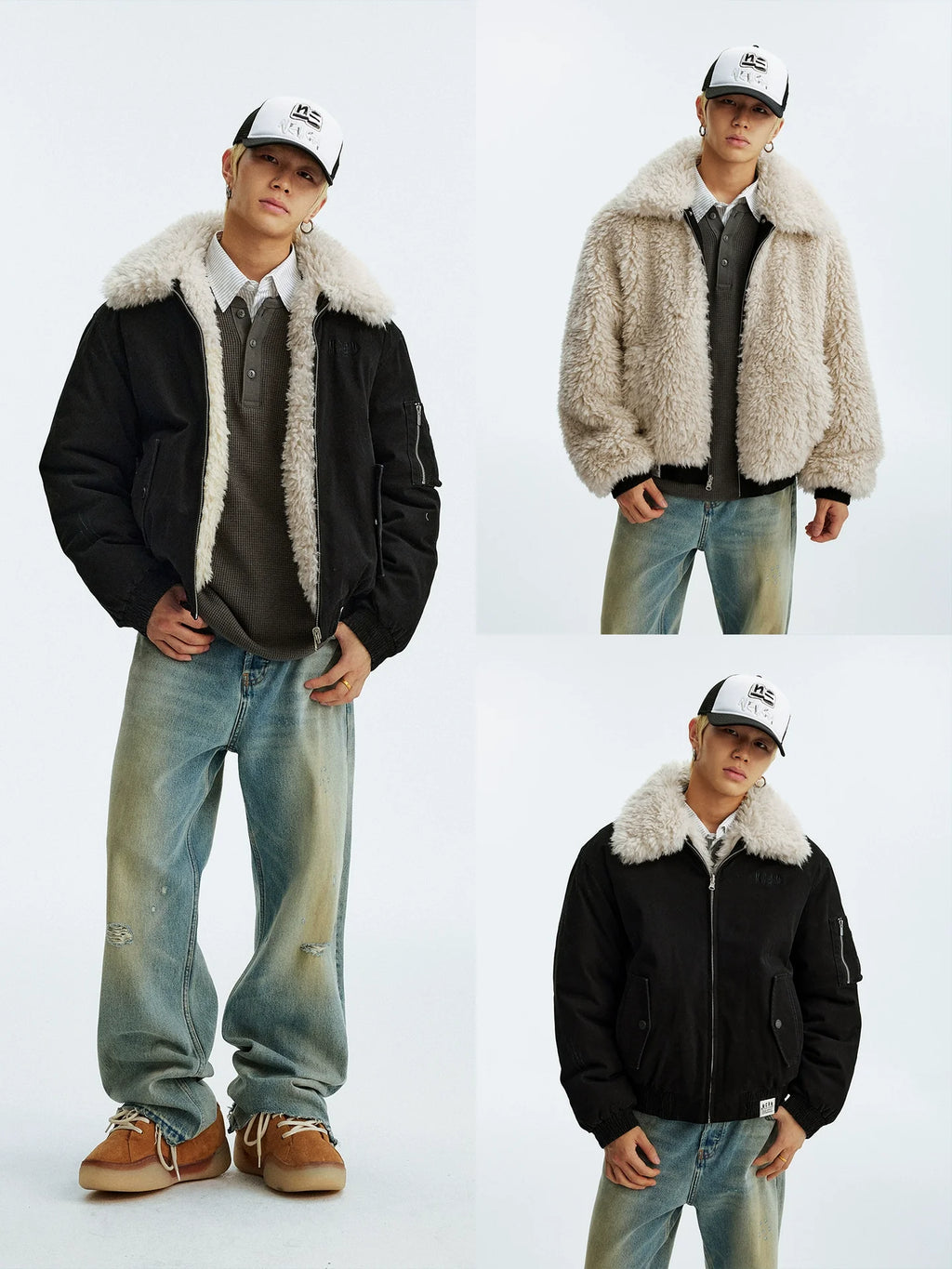 MEDM Reversible Sherpa Flight Jacket