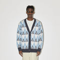 EMPTY REFERENCE Snow Mountain Stitching Cardigan