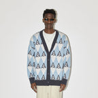 EMPTY REFERENCE Snow Mountain Stitching Cardigan
