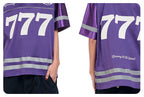 F3F Select 777 Numbering Reflective Stripe Mesh Short Sleeve Hockey Jersey